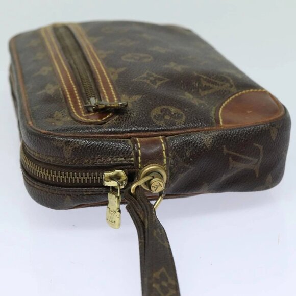 LOUIS VUITTON Monogram Marly Dragonne GM Clutch Bag M51825 LV Auth 82837 - Picture 5 of 16
